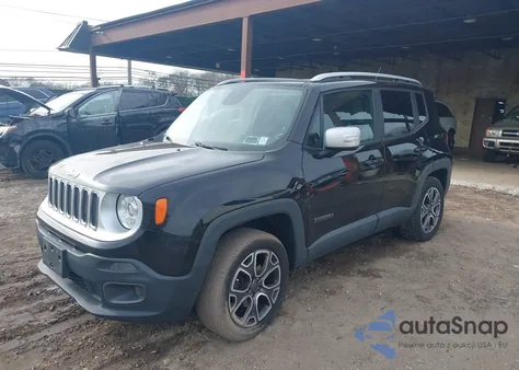2017 Jeep Renegade Limited 4X4 from USA, damaged, VIN ZACCJBDB3HPG57642